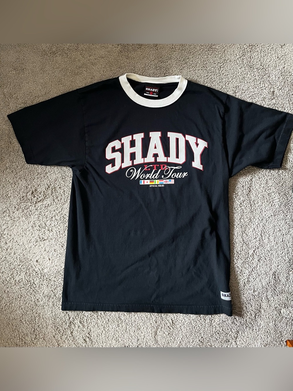 VTG - 2000 - Shady World Tour Black Graphic Tee - Men’s Size M
